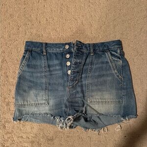 FP Movement by Free People Blue Jean Shorts